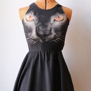 Gothic Witchy Black Cat Skater Dress Hot Topic